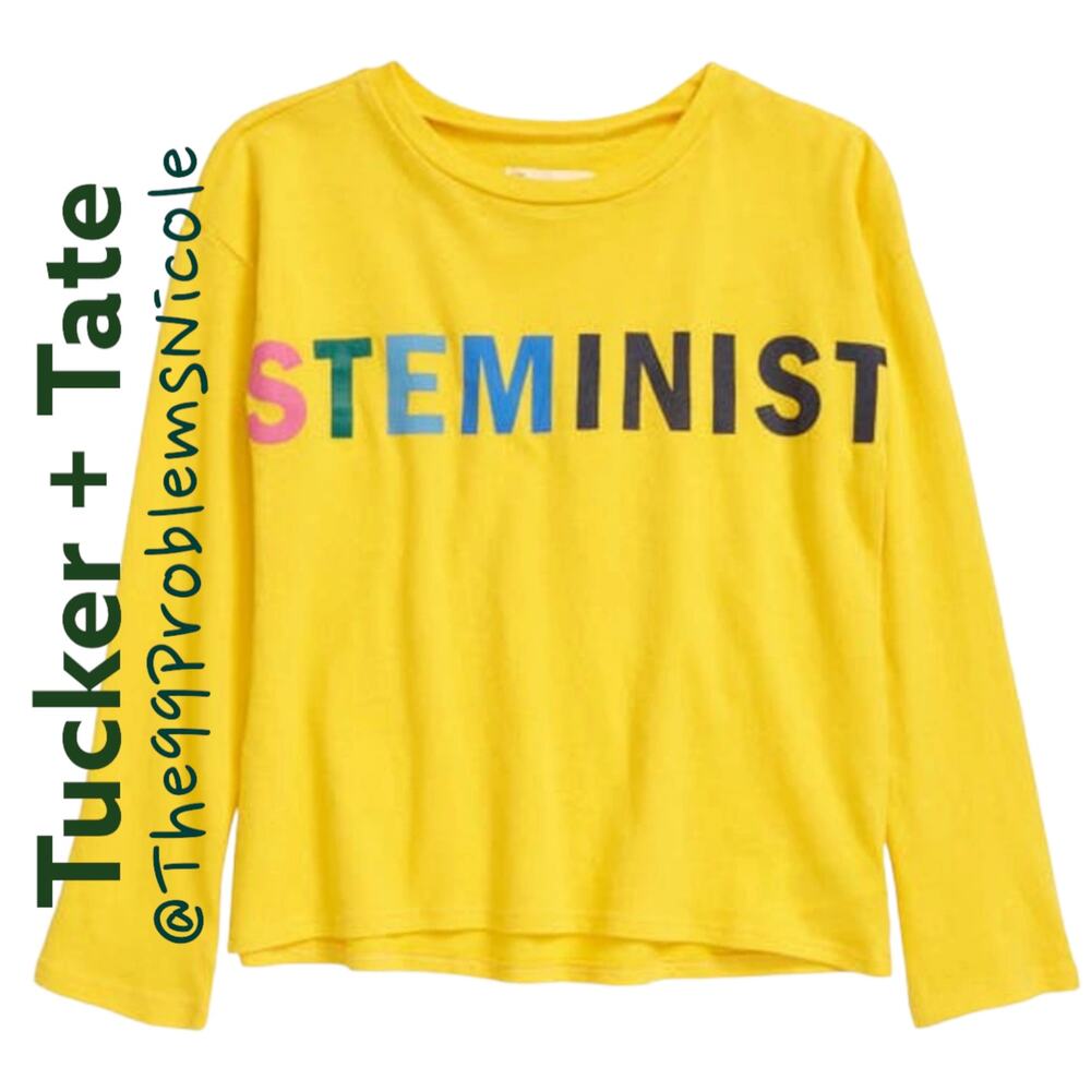 Girls Tucker and Tate Steminist T-shirt